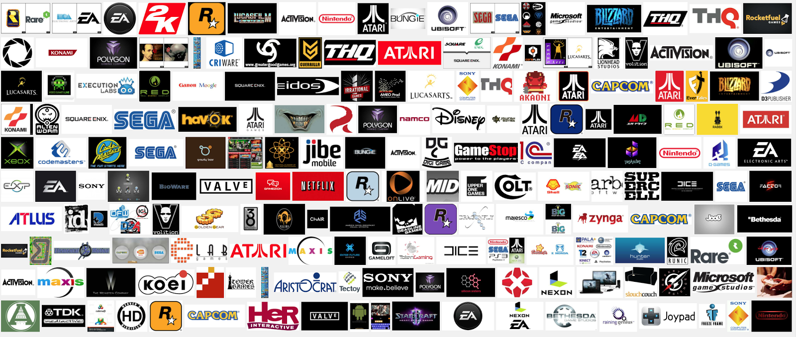 video game companies logos